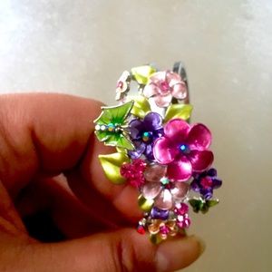 Natural crystals flower bracelets